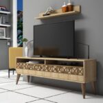 Έπιπλο τηλεόρασης Line oak 150x30x50cm ed6649