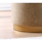 Σκαμπώ Dover μπεζ 50x45cm ed6674 - Image 2