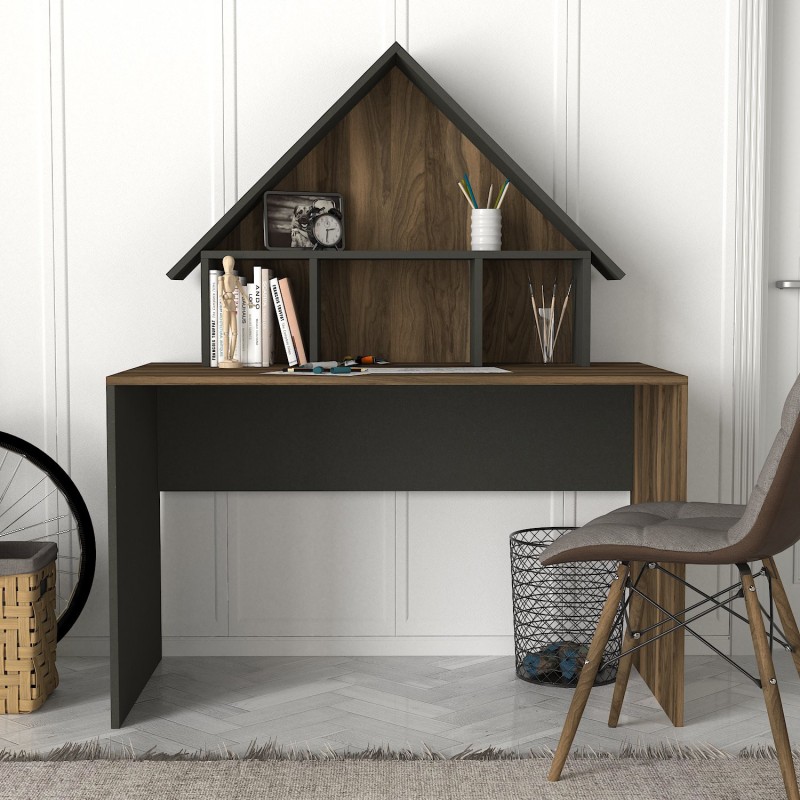 6675_0-800x800 Γραφείο Disegno ανθρακί 120x60x73 8cm μελαμίνη ed6675 - Image 1