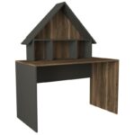 Γραφείο Disegno ανθρακί 120x60x73 8cm μελαμίνη ed6675 - Image 5