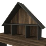 Γραφείο Disegno ανθρακί 120x60x73 8cm μελαμίνη ed6675 - Image 3