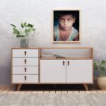 Μπουφέ Leija 140x40x86cm μελαμίνη ed667 - Image 4