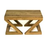 Τραπέζι σαλονιού Malanje δρυς μασιφ ξύλο 80x50x40εκ ed6713 - Image 3