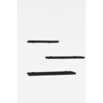 Ράφι τοίχου Leila ανθρακί μελαμίνη 40x14x2cm ed6734 - Image 3