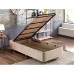 Μονό κρεβάτι Polo Light Brown χρώμα 100 x 200 ed6749 - Image 5