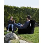 Πολυθρόνα πουφ EVA Sport μαύρο 70x80x35cm ed6760 - Image 5