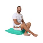 Μαξιλάρι Pouf 70x70 Turquoise ed6770 - Image 3