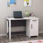 Γραφείο Scrivania λευκό ανθρακί 120x60x74cm ed6774 - Image 5