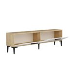 Έπιπλο τηλεόρασης Inel Sapphire λευκό 150x29 6x45cm ed6778 - Image 3