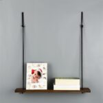 Ραφιέρα τοίχου Avra 60x13cm ξύλινη ed6780 - Image 5