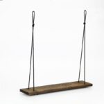 Ραφιέρα τοίχου Avra 60x13cm ξύλινη ed6780 - Image 3