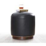 Σκαμπώ Milotte ανθρακί 43x42cm ed6782