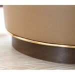 Σκαμπώ Milotte μπεζ 43x42cm ed6783 - Image 3