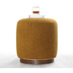 Σκαμπώ Zeone λαδί 43x42cm ed6784