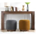 Σκαμπώ Zeone λαδί 43x42cm ed6784 - Image 4