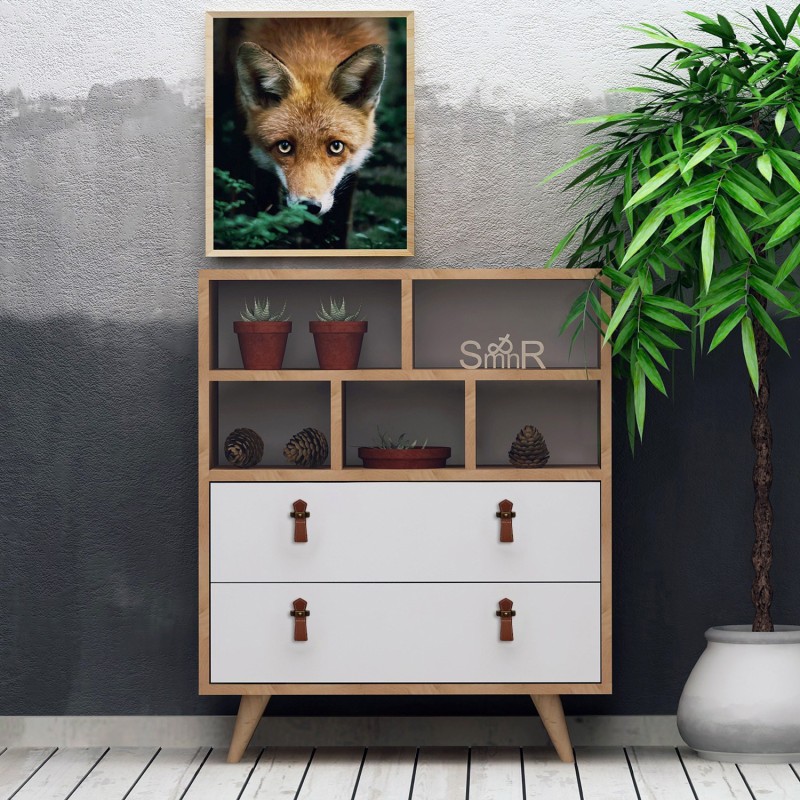 6805_0-800x800 Ντουλάπι κουζίνας Beggu δρυς άσπρο μελαμίνη 70x40x85 6εκ ed6805 - Image 1