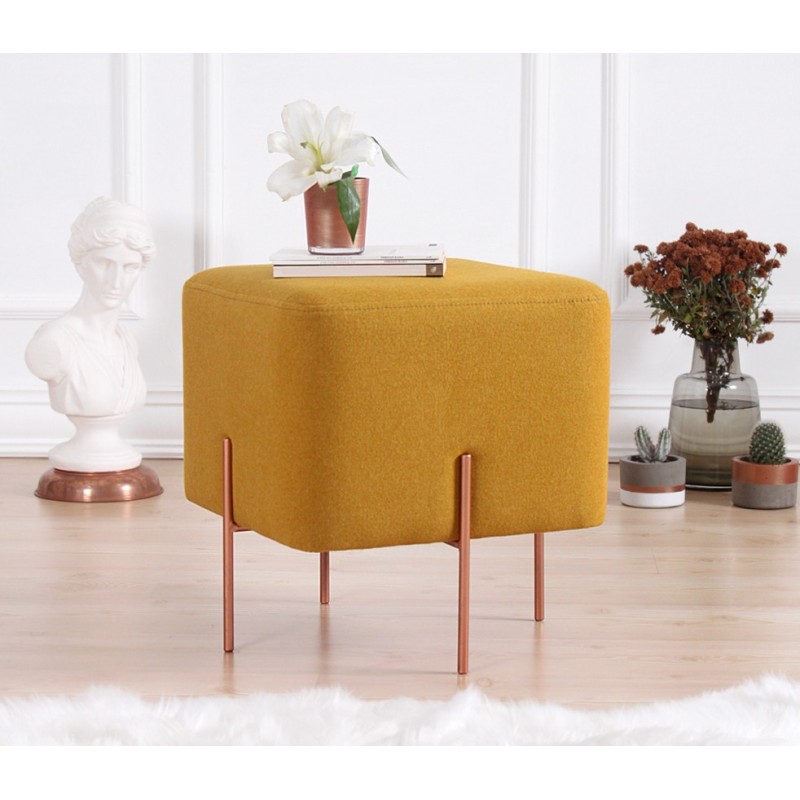 6844_0-800x800 Σκαμπώ Rame μουσταρδί 42x40cm ed6844 - Image 1