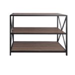 Κονσόλα Zena καρυδί μαύρο μελαμίνη 94x40x65εκ ed6887 - Image 2