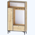 Έπιπλο εισόδου Canopo μελαμίνη 100x35x177cm ed6900 - Image 3