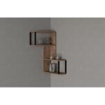 Ράφι τοίχου Lecco Sapphire Oak μελαμίνη 84x20x52cm ed6904