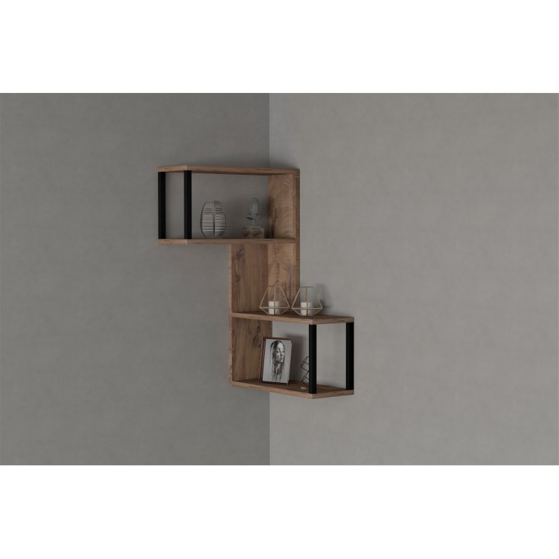 6904_0-800x800 Ράφι τοίχου Lecco Sapphire Oak μελαμίνη 84x20x52cm ed6904 - Image 1