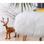 Σκαμπώ Cervo λευκό 50x45x42cm ed6909 - Image 2