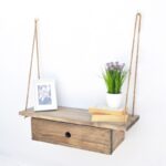 Ραφιέρα Gar καρυδί ξύλο 60x20x14εκ ed6927