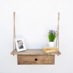 Ραφιέρα Gar καρυδί ξύλο 60x20x14εκ ed6927 - Image 4