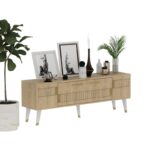 Έπιπλο τηλεόρασης Moda Sapphire Oak χρυσό 150x35x53 2cm ed6939 - Image 5