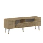 Έπιπλο τηλεόρασης Moda Sapphire Oak χρυσό 150x35x53 2cm ed6939 - Image 4