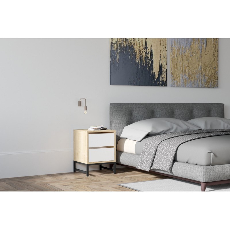 6940_0-800x800 Κομοδίνο Faro μελαμίνη 55x40x40cm ed6940 - Image 1