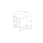 Κομοδίνο Faro μελαμίνη 55x40x40cm ed6940 - Image 2