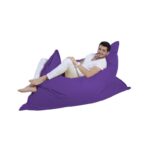 Πουφ Giant Cushion 140x180 αδιάβροχο ύφασμα μωβ ed6945 - Image 5