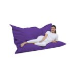 Πουφ Giant Cushion 140x180 αδιάβροχο ύφασμα μωβ ed6945 - Image 2