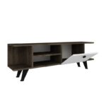 Έπιπλο τηλεόρασης Idea καρυδί λευκό 120x29 6x45cm ed6952 - Image 3