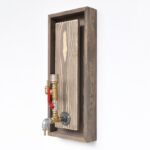 Διανομέας ποτών ξύλο και μέταλλο 60x23x25cm ed6953 - Image 5