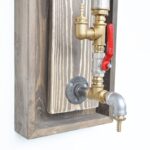 Διανομέας ποτών ξύλο και μέταλλο 60x23x25cm ed6953 - Image 2