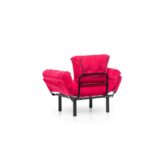 Anitta πολυθρόνα κρεβάτι Fuchsia ύφασμα 128x35x65cm ed6959 - Image 4