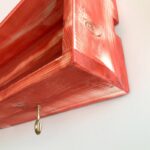 Ράφι κουζίνας Raf κόκκινο ξύλο 70x10x21εκ ed6975 - Image 2