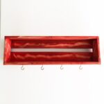 Ράφι κουζίνας Raf κόκκινο ξύλο 70x10x21εκ ed6975 - Image 3