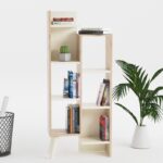 Βιβλιοθήκη Lago oak χρώμα 55 4x22x129 2cm ed6983 - Image 4