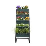 Διακοσμητική ραφιέρα μεταλλική 130x85cm ed699 - Image 4