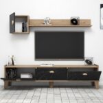 Έπιπλο τηλεόρασης Famiglia oak marble 178x44 8x34 6cm ed7011 - Image 5