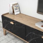 Έπιπλο τηλεόρασης Famiglia oak marble 178x44 8x34 6cm ed7011 - Image 4