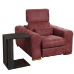 Βοηθητικό τραπέζι Single wenge μελαμίνη 35x45x61cm ed7012