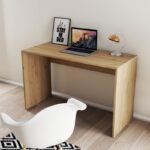 Γραφείο Vorrei oak χρώμα μελαμίνη 120x51 5x75cm ed7023 - Image 4