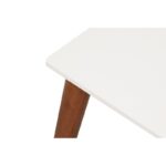 Βοηθητικά τραπεζάκια σαλονιού Paint άσπρη καρυδί μελαμίνη 42 5x37x34cm ed7030 - Image 4