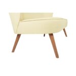 Καναπές διθέσιος Bienville κρεμ 141x73x77cm ed7080 - Image 5