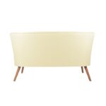 Καναπές διθέσιος Bienville κρεμ 141x73x77cm ed7080 - Image 3