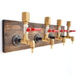 Διανομέας ποτών ξύλο και μέταλλο 70x21x15cm ed7091 - Image 2